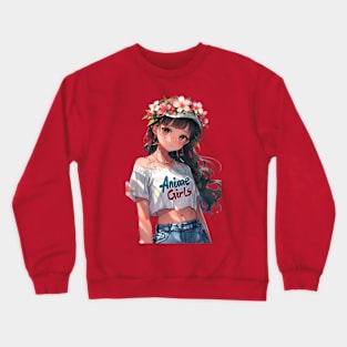 Anime Girls Crewneck Sweatshirt